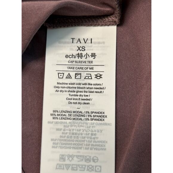 NWT Tavi Cap Sleeve Tee-Dusk- XS - Picture 5 of 8